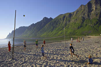 Volleyball on Sandstrand