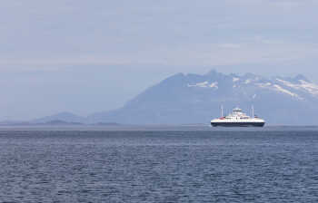 Ferry cross the oscean