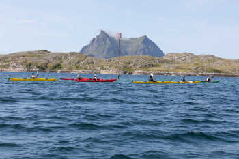 Kayaking group at Vega
