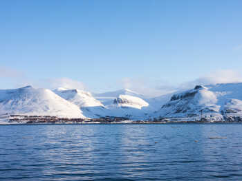 Longyearbyen seen from Hiorthamn