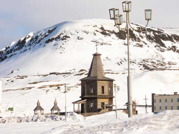 The orthodox chapel in Barentsburg