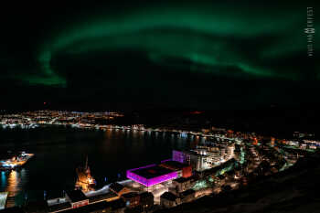 Northern lights over Hammerfest