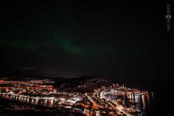 Northern lights over Hammerfest