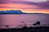 Evening dusk in the Lyngen Alps