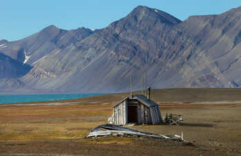Hunting cabin at Svalbard