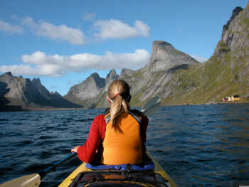 Kayaking in Lofoten
