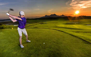 Golfing under the Midnight Sun