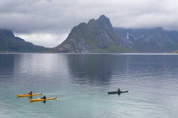 Kayak in Lofoten