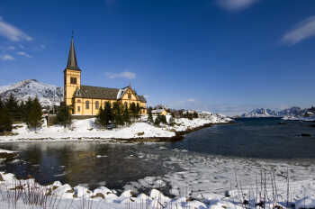 Vågan church Lofoten cathedral