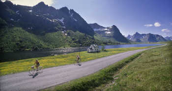 Biking in Lofoten