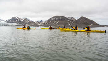 Kayaking Svarbard