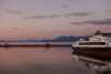 Harstad summer sunset harbour