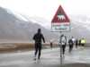 Runners at Spitsbergen Marathon