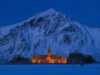 Church and mountain